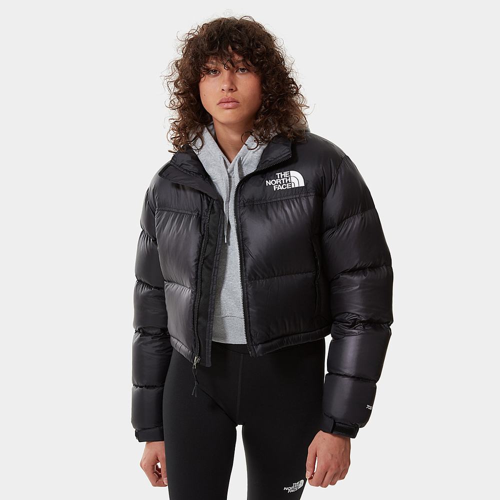 Bundy The North Face Nuptse Kratke Damske Čierne | WBK-143207