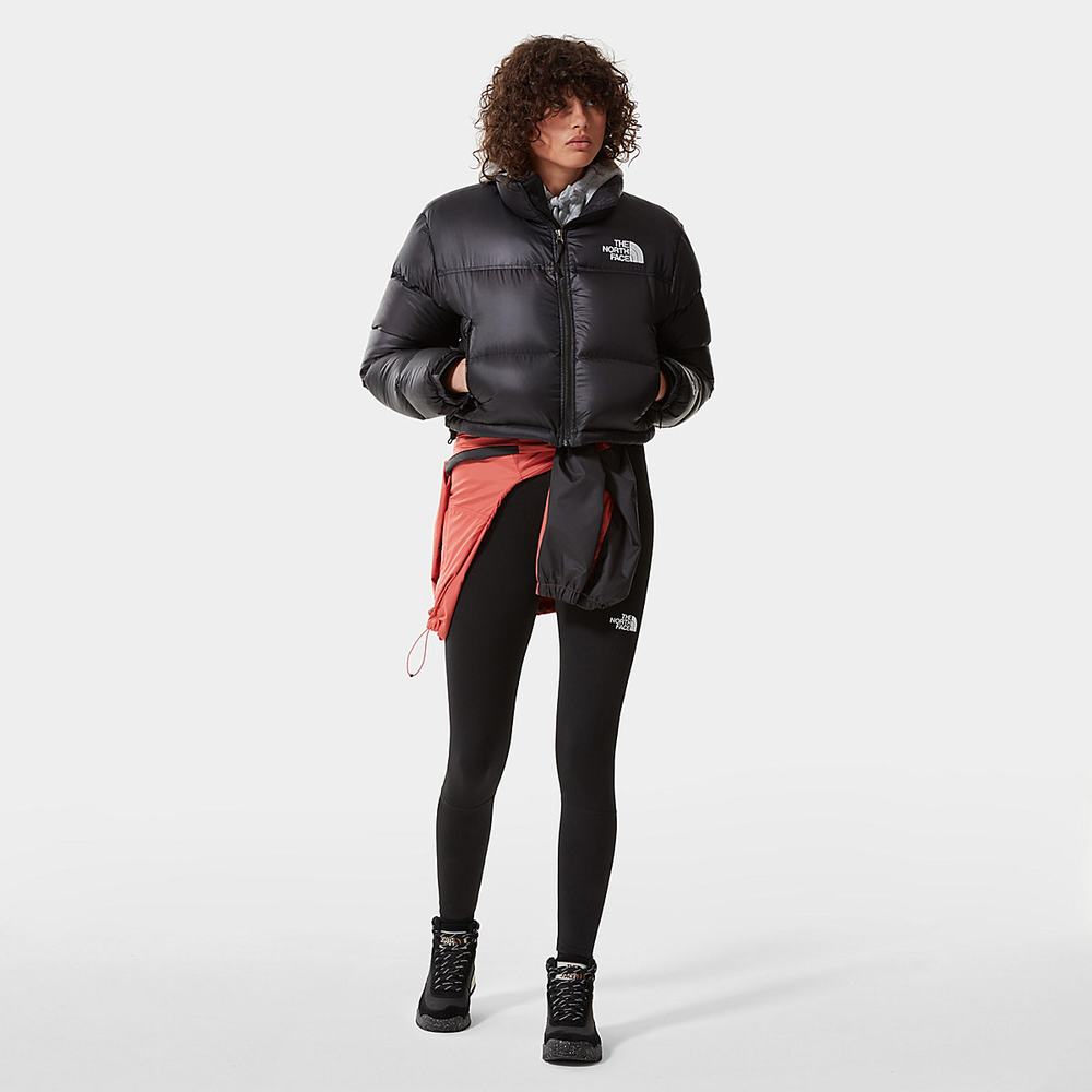 Bundy The North Face Nuptse Kratke Damske Čierne | WBK-143207