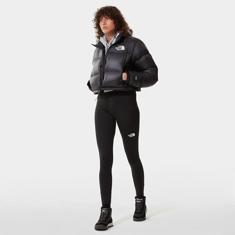 Bundy The North Face Nuptse Kratke Damske Čierne | WBK-143207