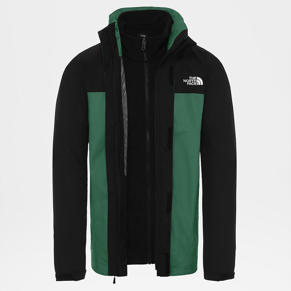 Bundy The North Face Original Triclimate Panske Zelene Čierne | DBA-324719