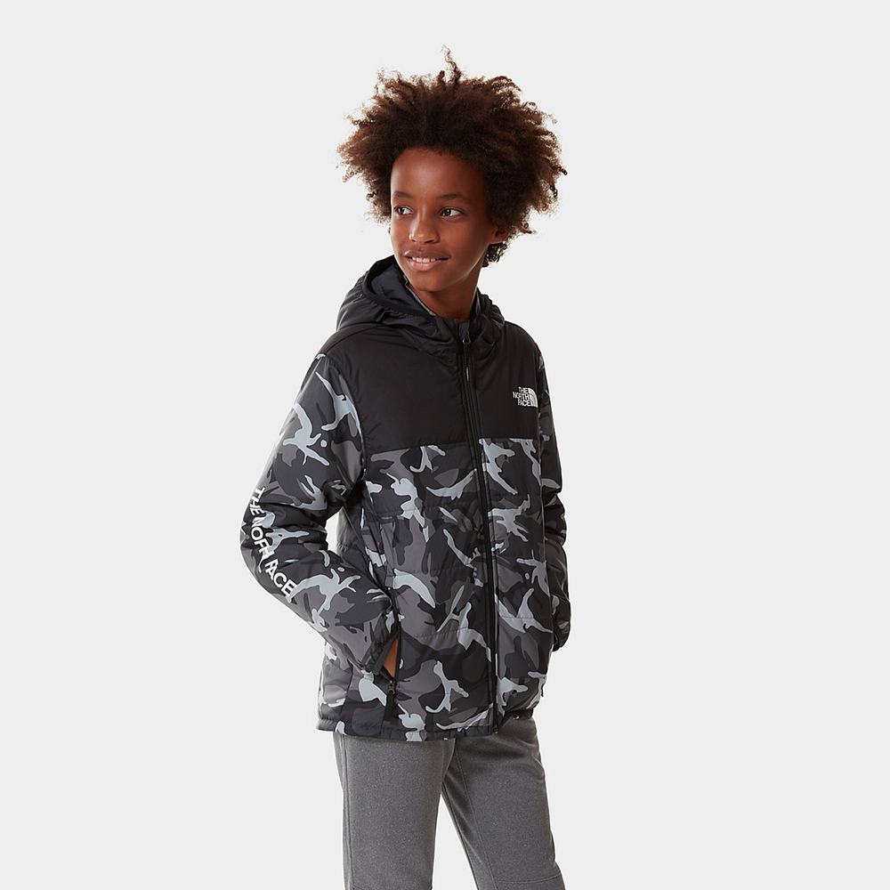 Bundy The North Face Printed Reactor Insulated Chlapcenske Siva Maskacove | MIN-173268