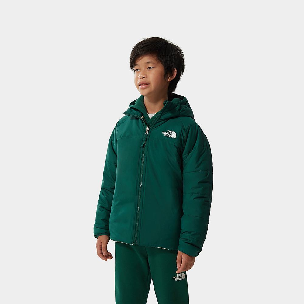 Bundy The North Face Printed Reversible Perrito Insulated Chlapcenske Zelene | NVB-057439