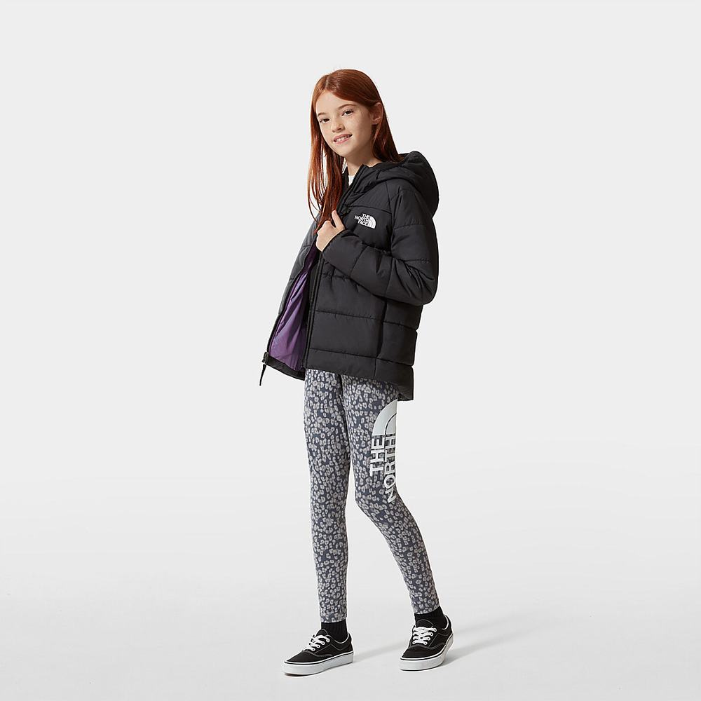 Bundy The North Face Printed Reversible Perrito Insulated Dievcenske Čierne | PSF-803271