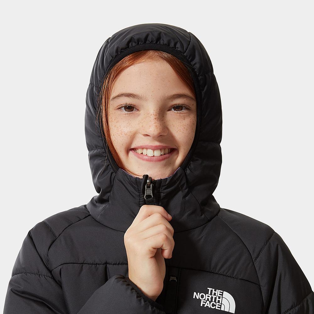 Bundy The North Face Printed Reversible Perrito Insulated Dievcenske Čierne | PSF-803271