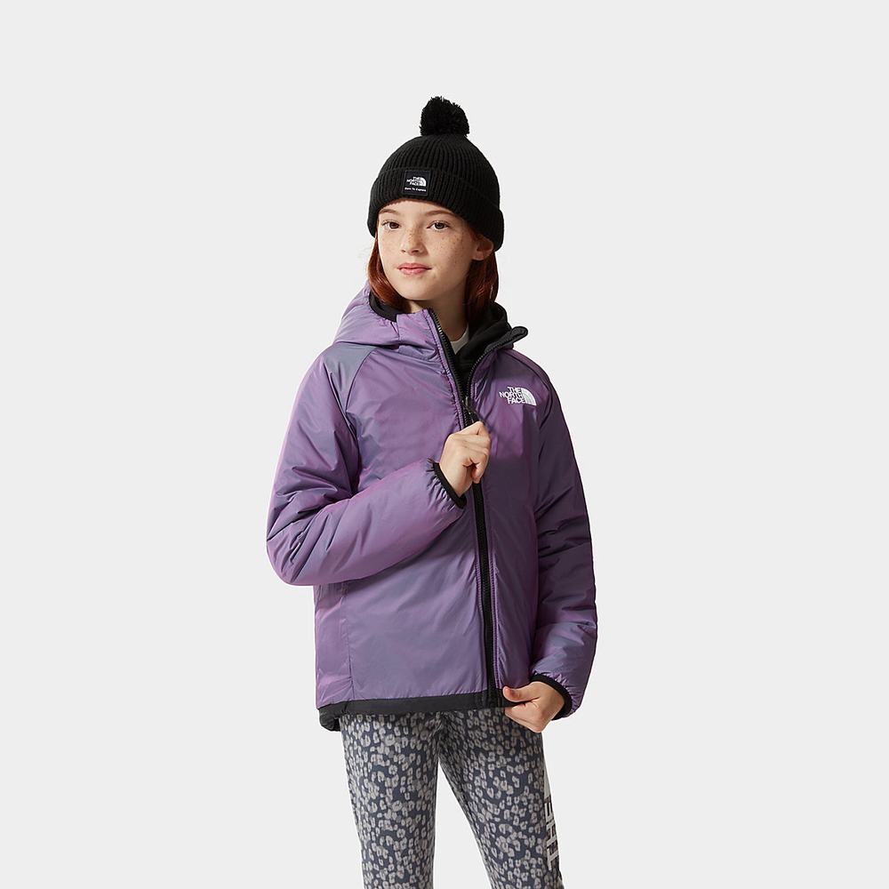 Bundy The North Face Printed Reversible Perrito Insulated Dievcenske Čierne | PSF-803271