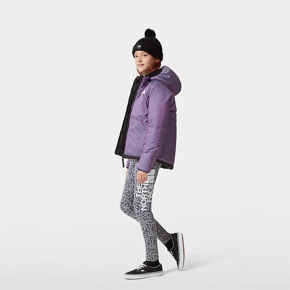 Bundy The North Face Printed Reversible Perrito Insulated Dievcenske Čierne | PSF-803271