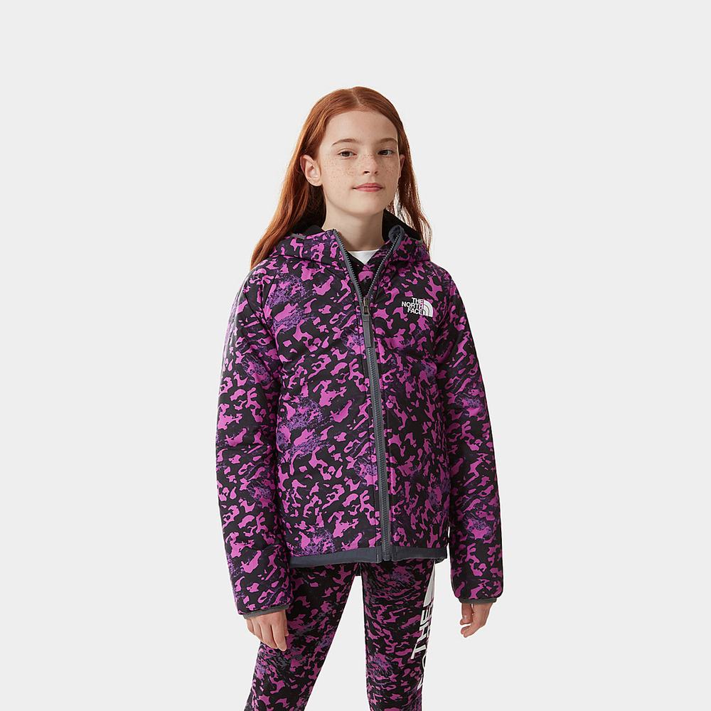 Bundy The North Face Printed Reversible Perrito Insulated Dievcenske Siva Nachový | WAH-854690