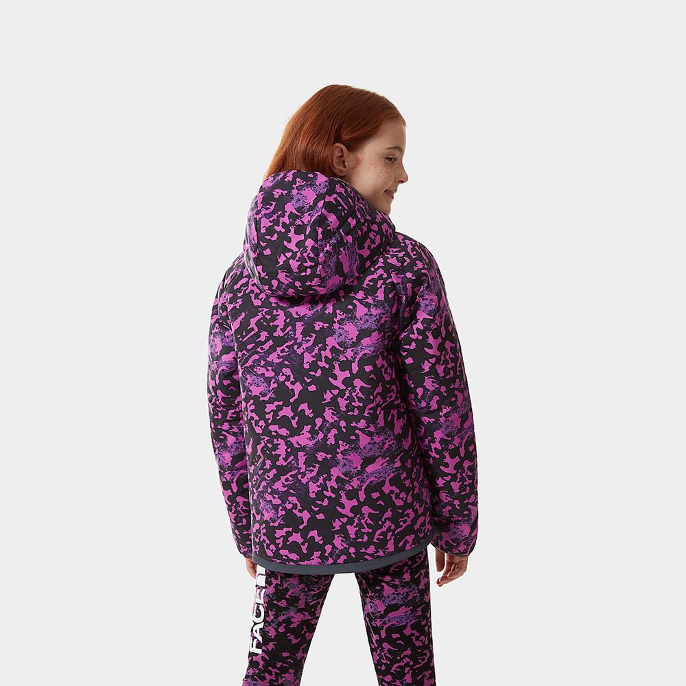 Bundy The North Face Printed Reversible Perrito Insulated Dievcenske Siva Nachový | WAH-854690