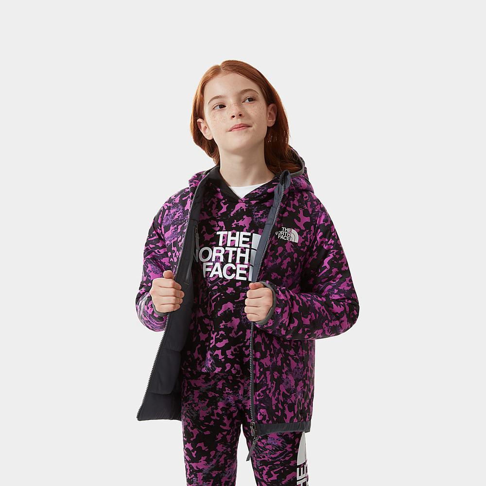 Bundy The North Face Printed Reversible Perrito Insulated Dievcenske Siva Nachový | WAH-854690