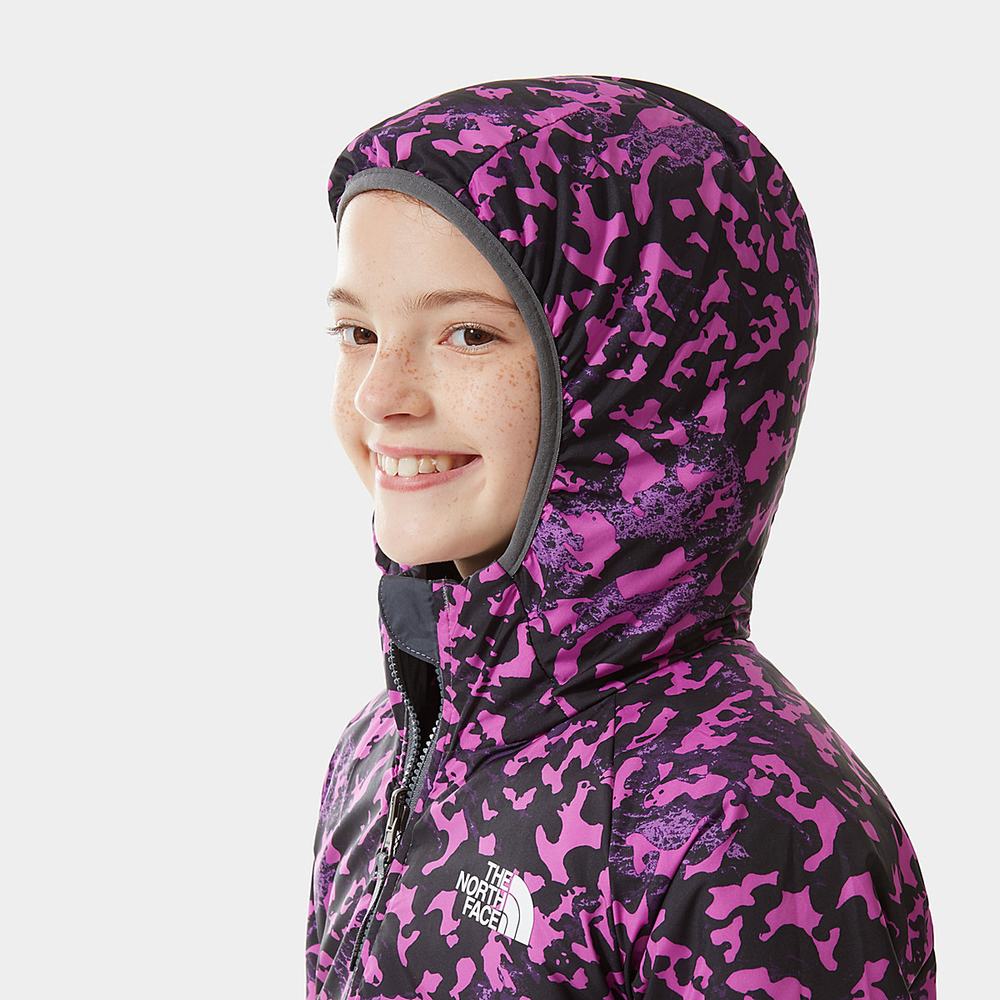 Bundy The North Face Printed Reversible Perrito Insulated Dievcenske Siva Nachový | WAH-854690
