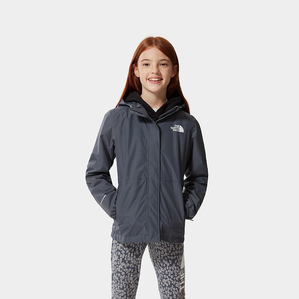 Bundy The North Face RESOLVE REFLECTIVE Dievcenske Siva | QBF-381756