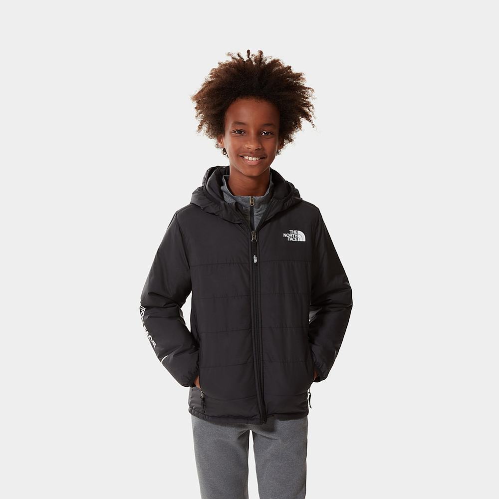 Bundy The North Face Reactor Insulated Chlapcenske Čierne | SNE-385206