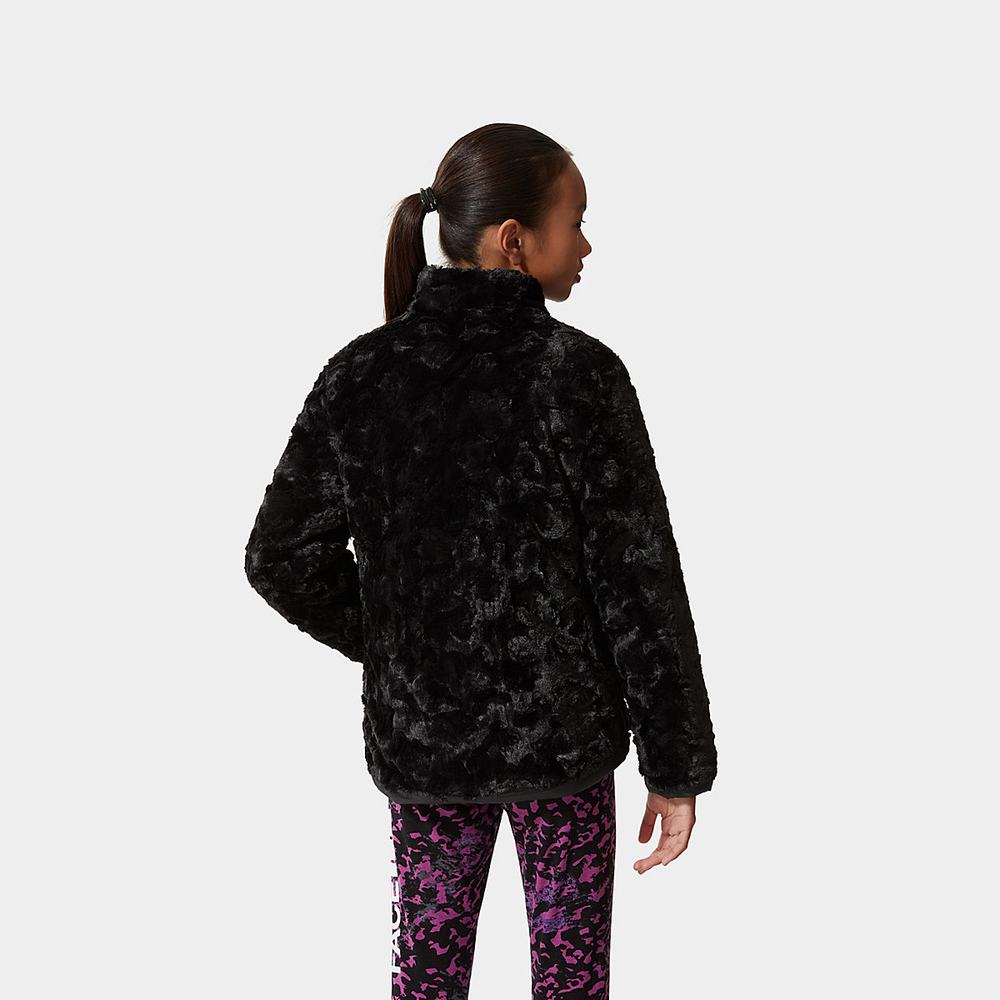 Bundy The North Face Reversible Mossbud Swirl Insulated Dievcenske Čierne | VIT-193548