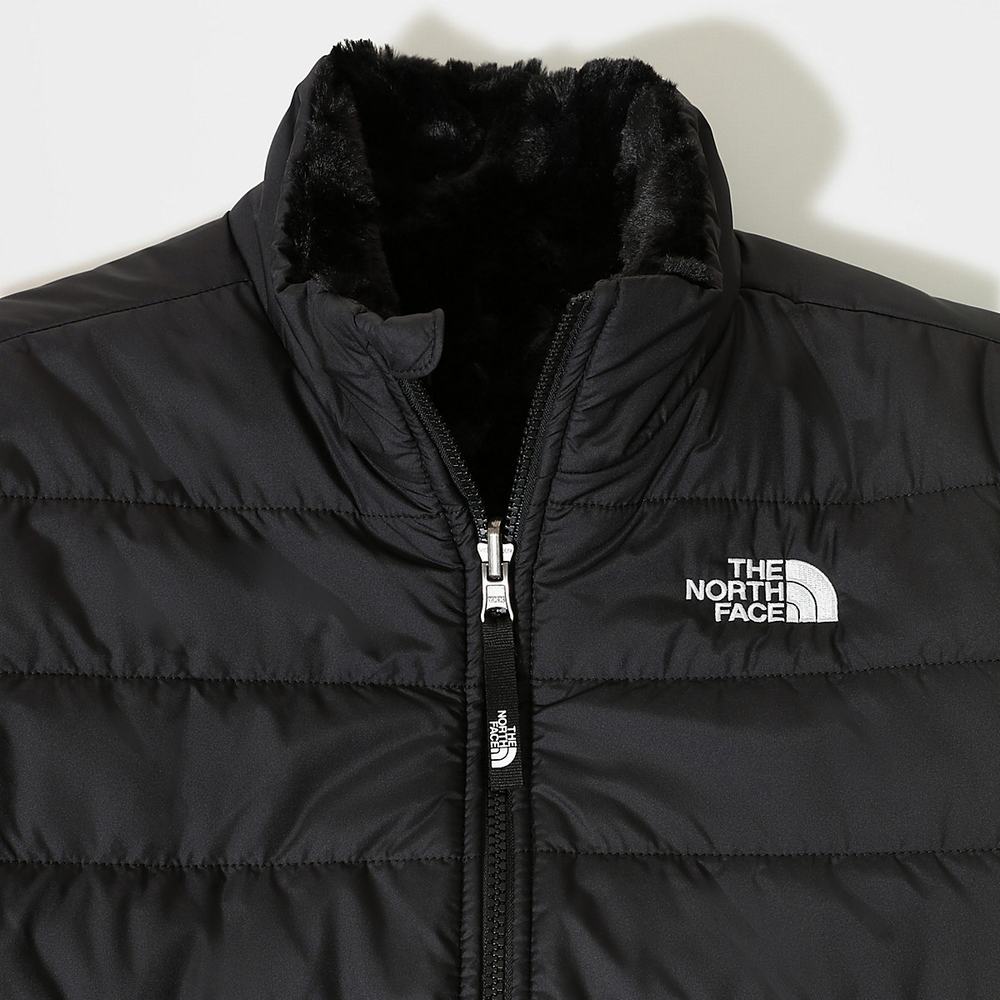 Bundy The North Face Reversible Mossbud Swirl Insulated Dievcenske Čierne | VIT-193548