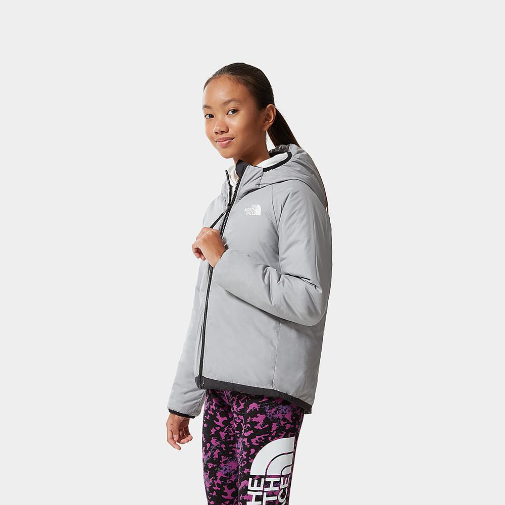 Bundy The North Face Reversible Perrito Insulated Dievcenske Čierne Siva | SPO-062398