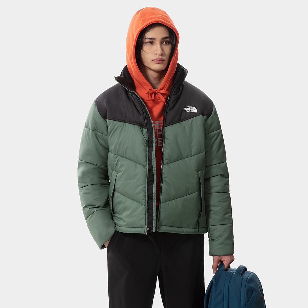 Bundy The North Face Saikuru Panske Zelene Čierne | PFD-165832