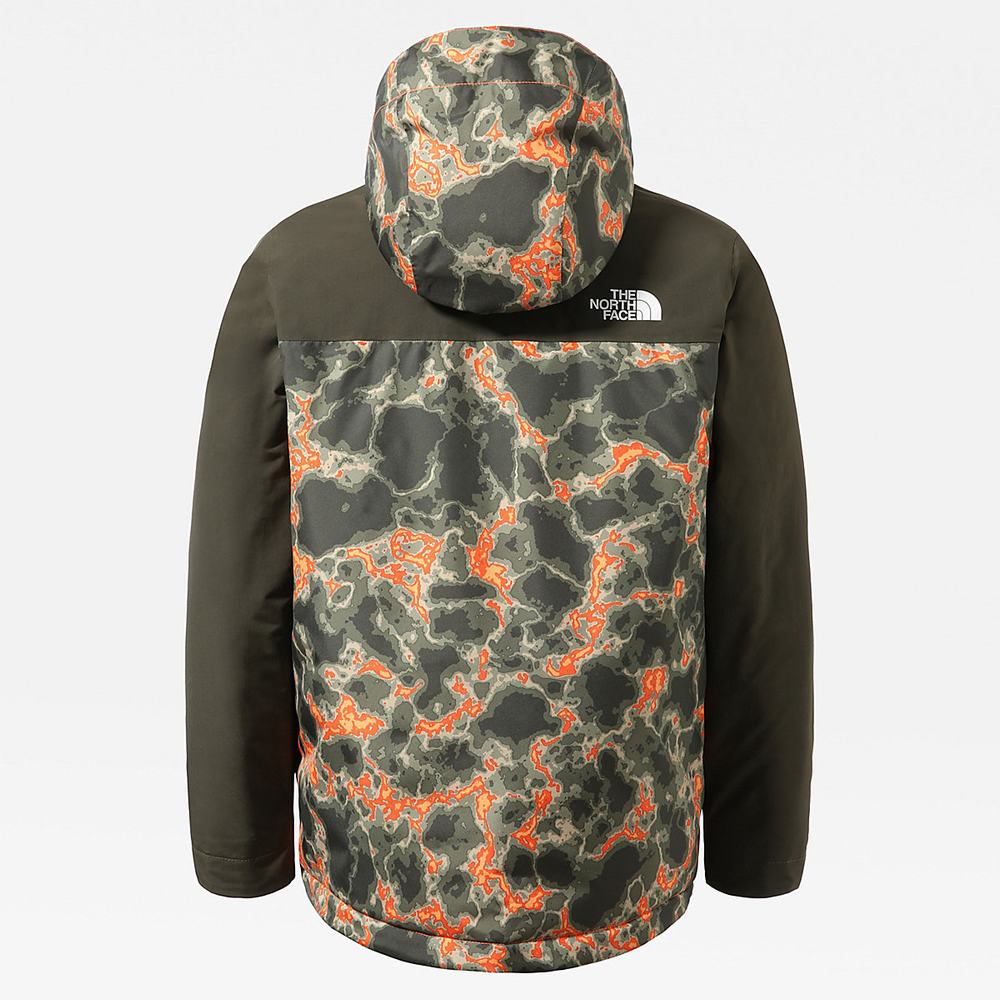 Bundy The North Face Snowquest Plus Insulated Dievcenske Oranžové Maskacove | FJW-417053