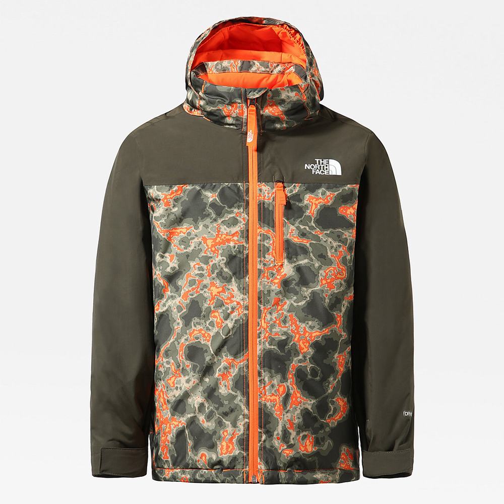 Bundy The North Face Snowquest Plus Insulated Dievcenske Oranžové Maskacove | FJW-417053