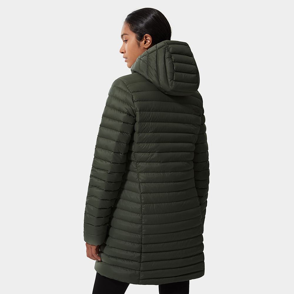 Bundy The North Face Stretch DOWN Damske Olivovo Zelená Zelene | MEV-923605