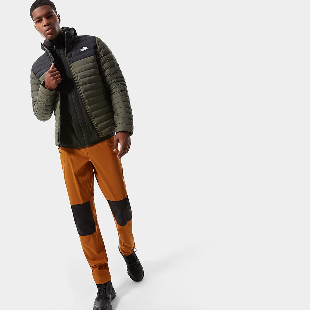 Bundy The North Face Stretch Panske Zelene Čierne | LOI-502793