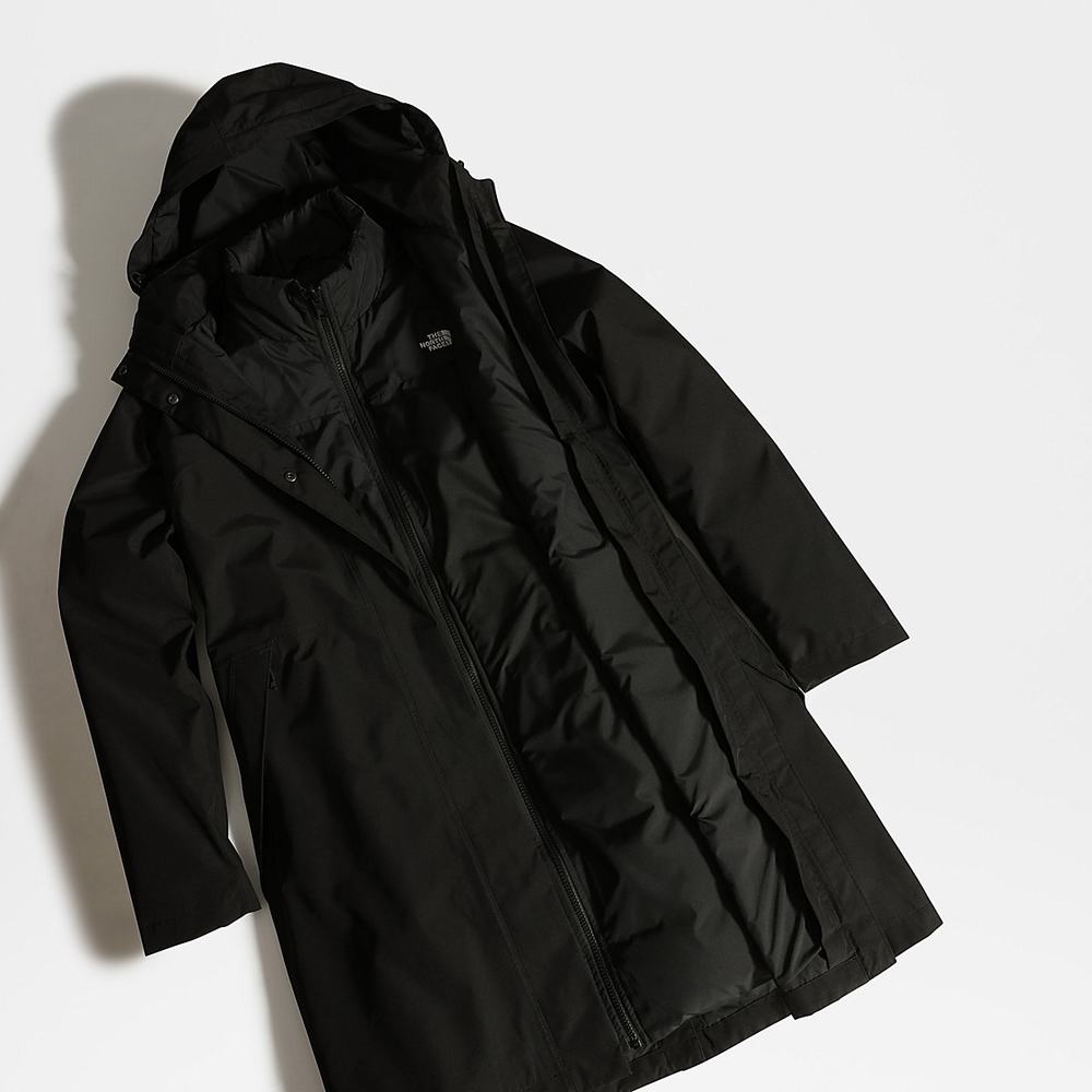 Bundy The North Face Suzanne Triclimate Damske Čierne | HDZ-259617