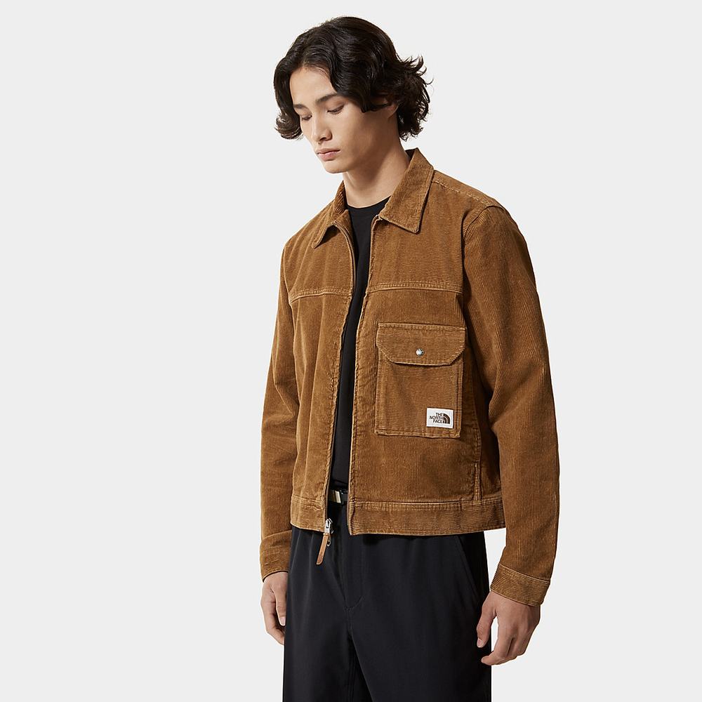 Bundy The North Face Trucker Panske Hnede Námornícka Modrá | JUH-879145