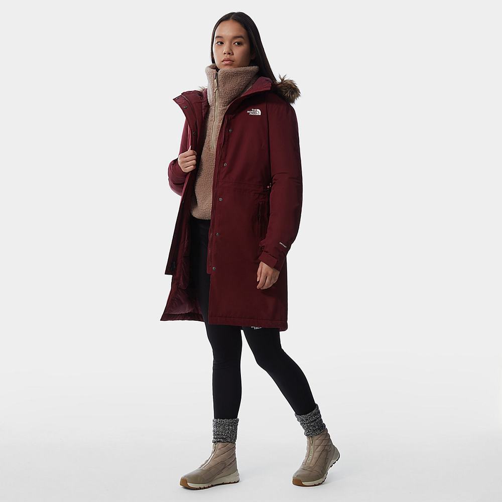 Bundy The North Face Zaneck Damske Červené | JGP-032549