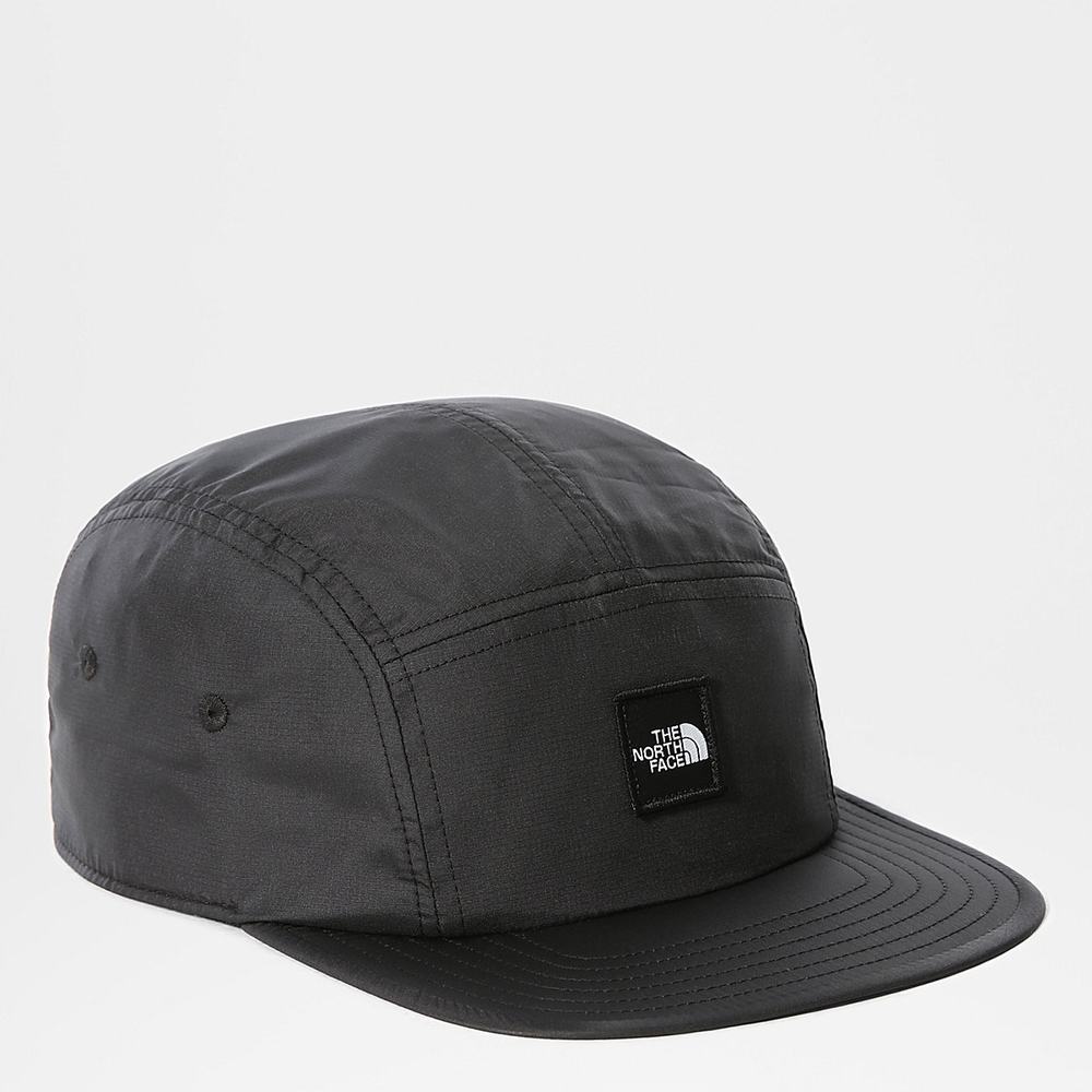 Caps The North Face Street Five Panel Panske Čierne | UGO-612084