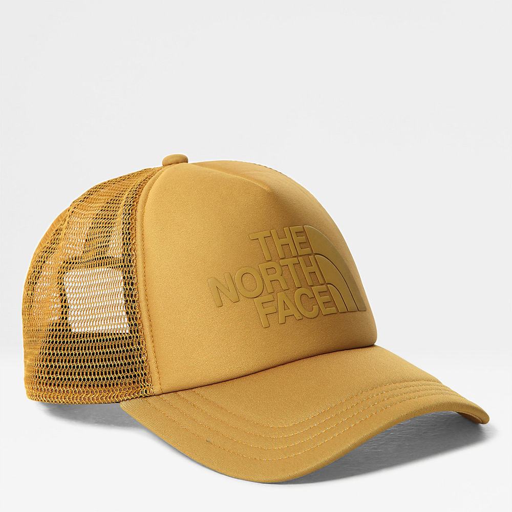 Caps The North Face TNF Logo Trucker Panske Žlté | VLS-794306