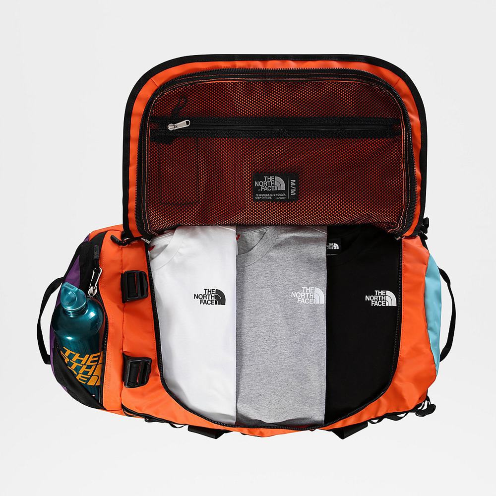 Cestovná taška The North Face BASE CAMP DUFFEL - MEDIUM Panske Červené Oranžové Modre | RKX-962538