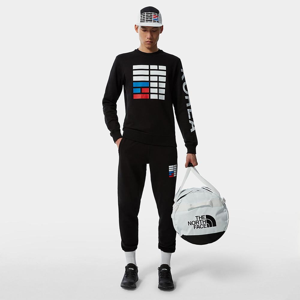 Cestovná taška The North Face INTERNATIONAL COLLECTION BASE CAMP DUFFEL Panske Biele Čierne | IXE-385140