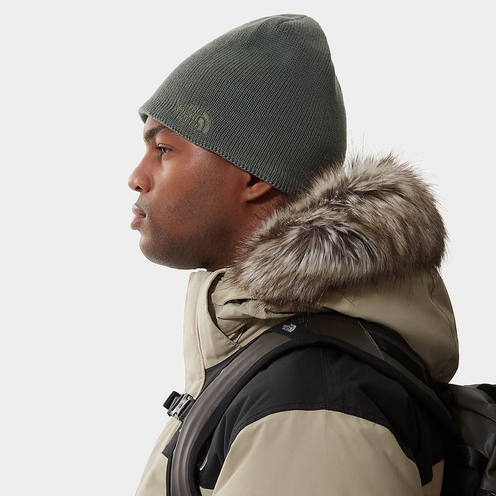 Ciapky The North Face Bones Recycled Beanie Damske Zelene | OHZ-281640