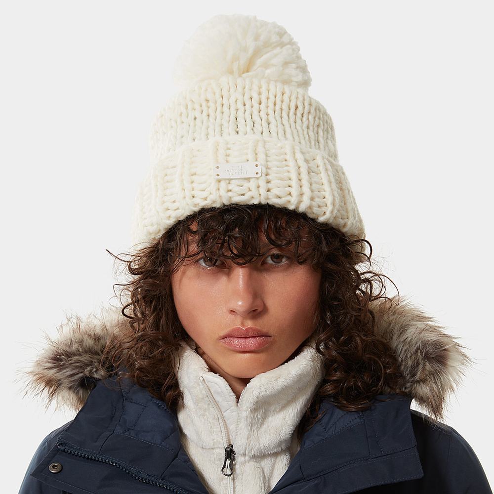Ciapky The North Face City Coziest Beanie Damske Biele | MHF-675314