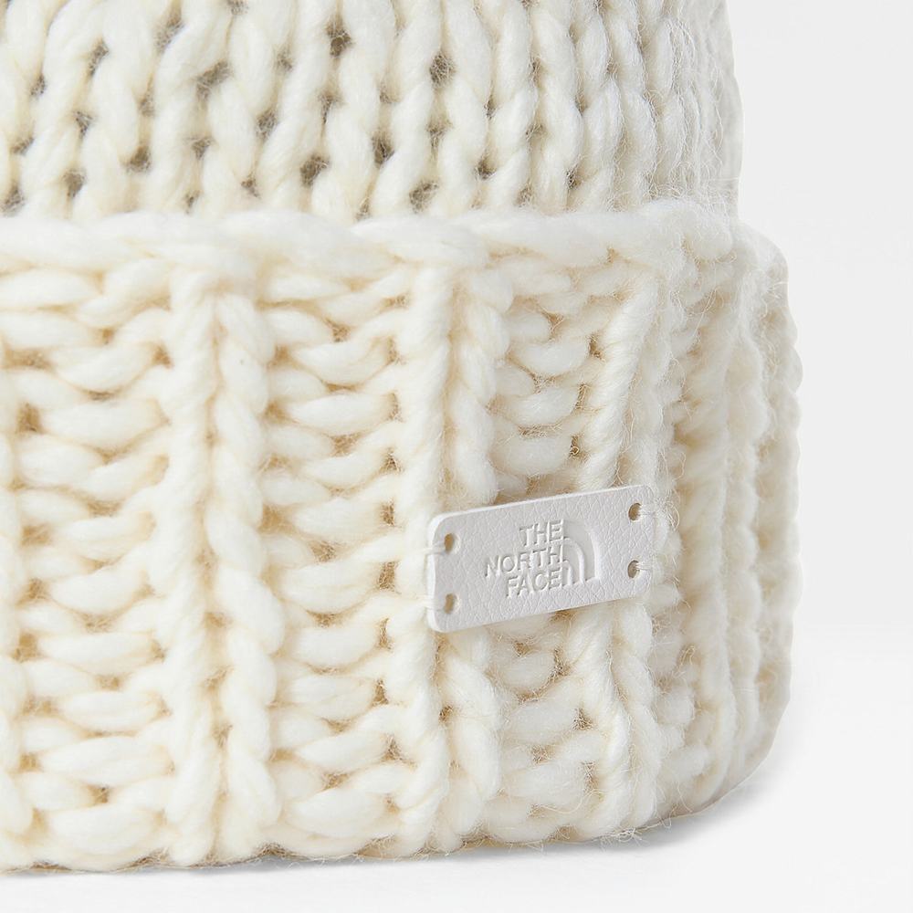 Ciapky The North Face City Coziest Beanie Damske Biele | MHF-675314