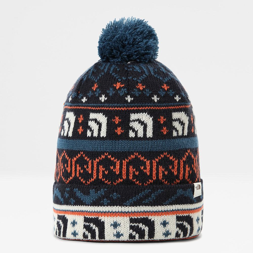 Ciapky The North Face FAIR ISLE Beanie Damske Modre | TBQ-693417