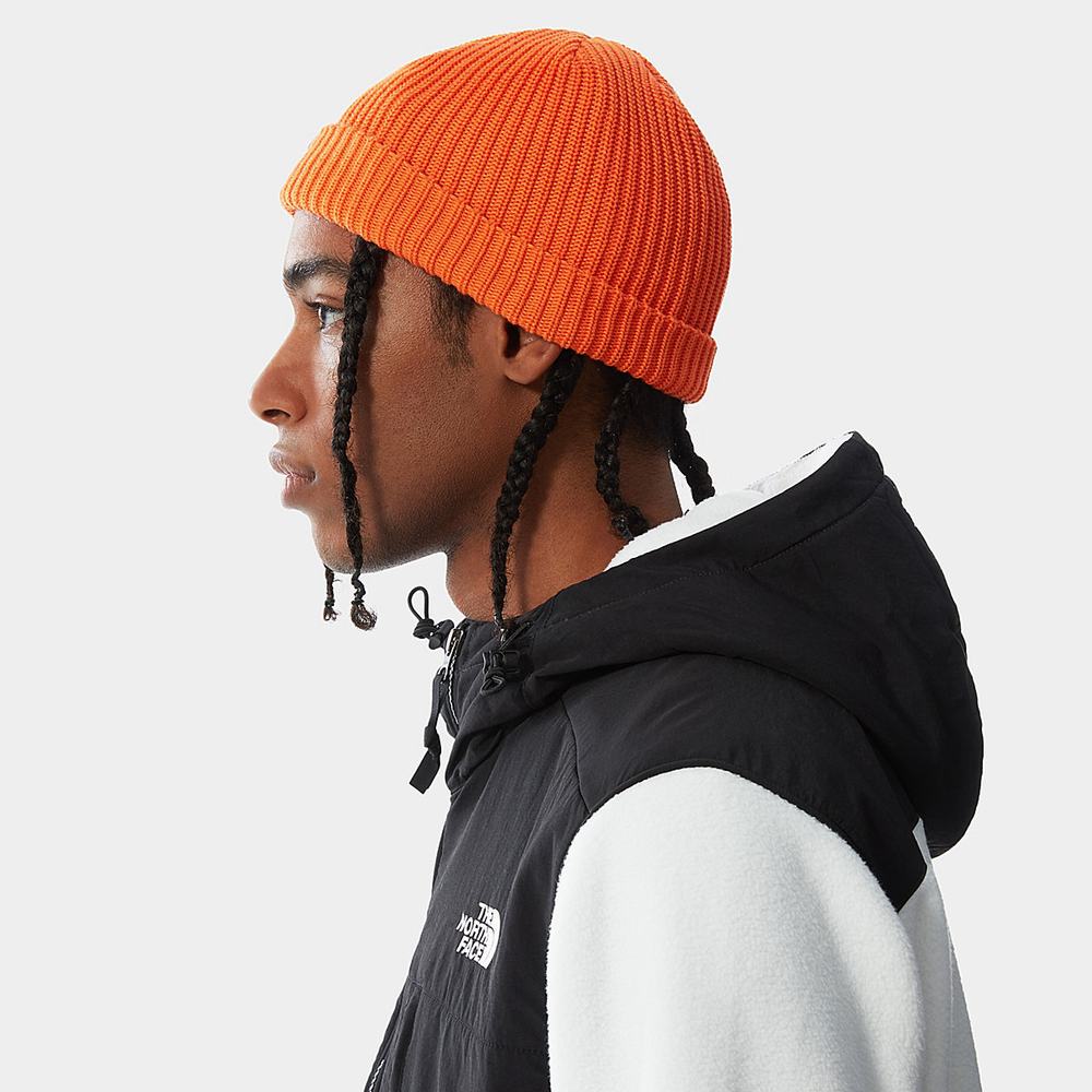 Ciapky The North Face FISHERMAN Beanie Damske Červené Oranžové | CNW-102387