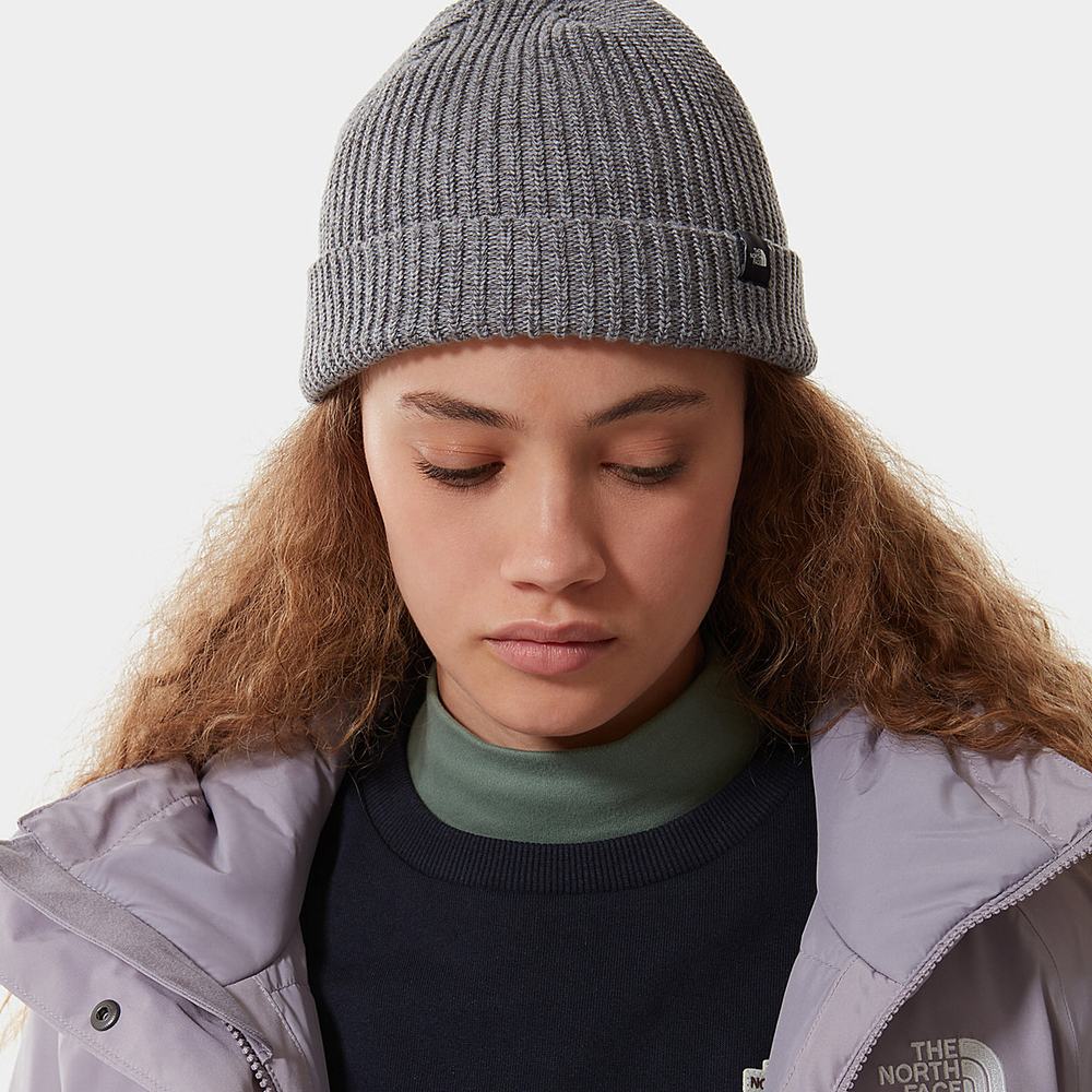 Ciapky The North Face FISHERMAN Beanie Damske Siva | NQL-360582