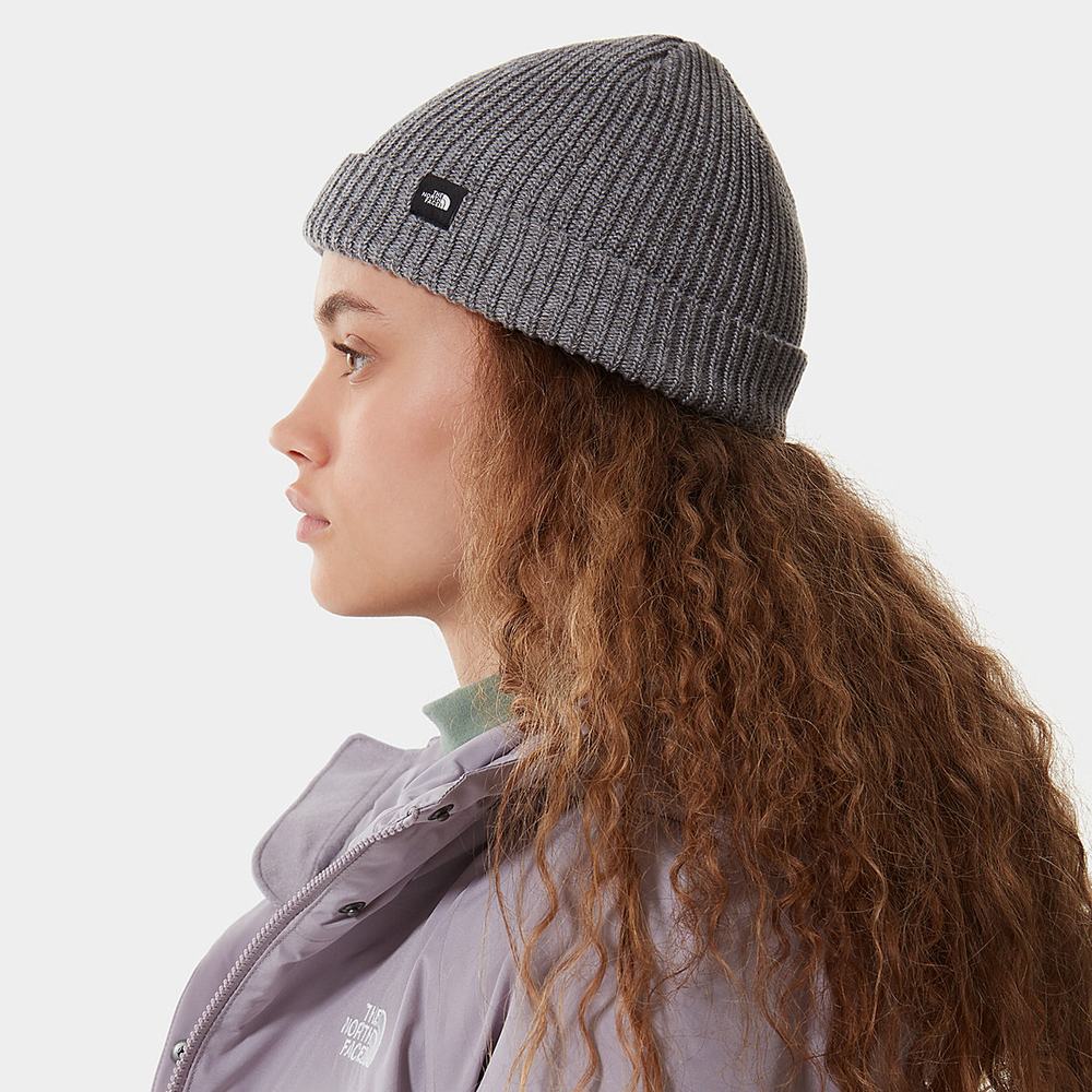 Ciapky The North Face FISHERMAN Beanie Damske Siva | NQL-360582