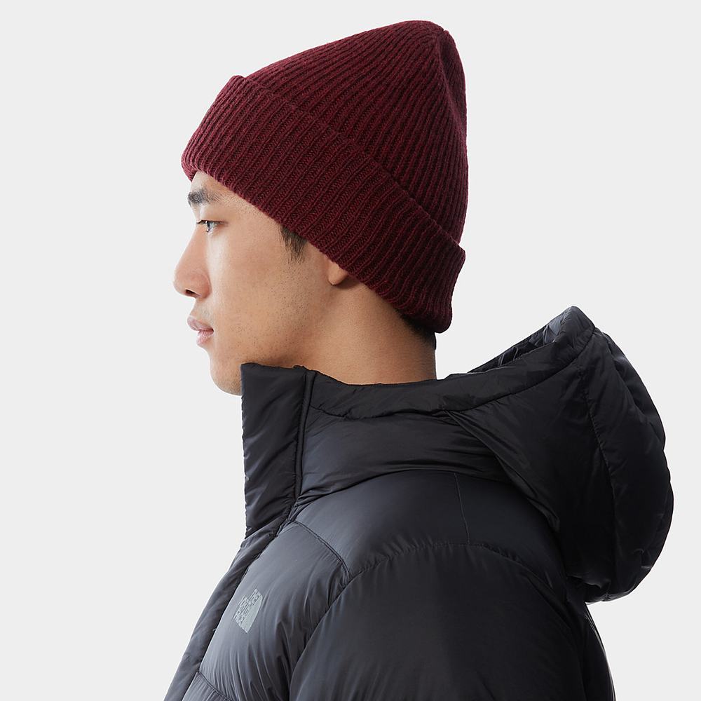Ciapky The North Face TNF Citystreet Beanie Damske Tmavo Červené | HME-805961