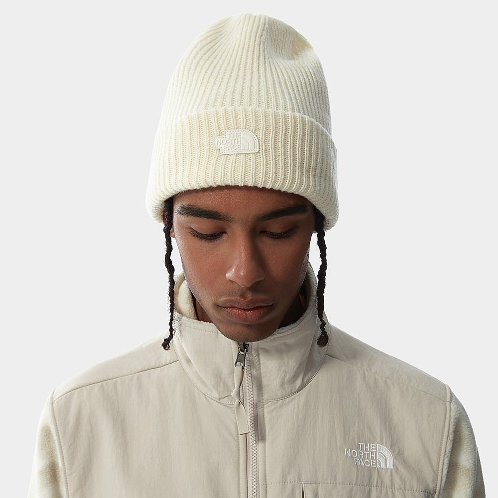 Ciapky The North Face TNF Citystreet Beanie Panske Biele | XHE-862314