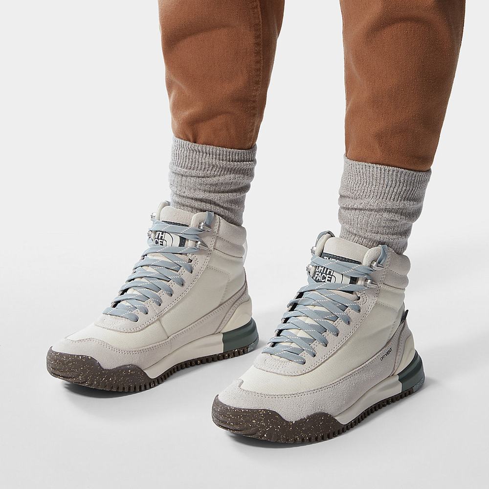 Cizmy The North Face Back-To-Berkeley Textilne Boots III Damske Biele Modre Strieborne | ZGQ-014659