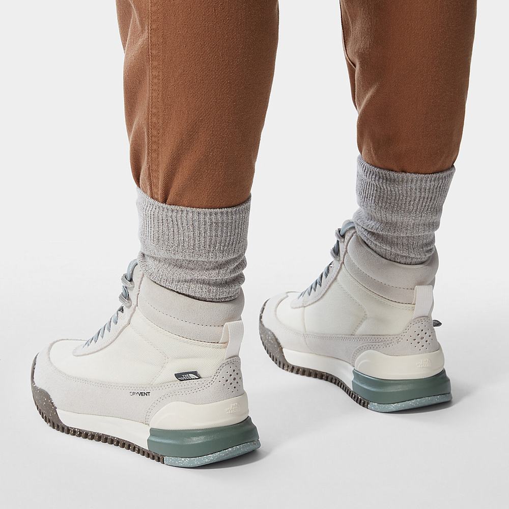 Cizmy The North Face Back-To-Berkeley Textilne Boots III Damske Biele Modre Strieborne | ZGQ-014659
