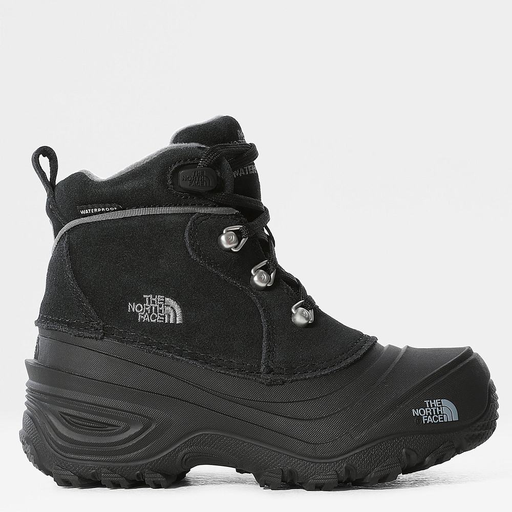 Cizmy The North Face Chilkat Cipkovane II Chlapcenske Čierne Siva | IZJ-546308
