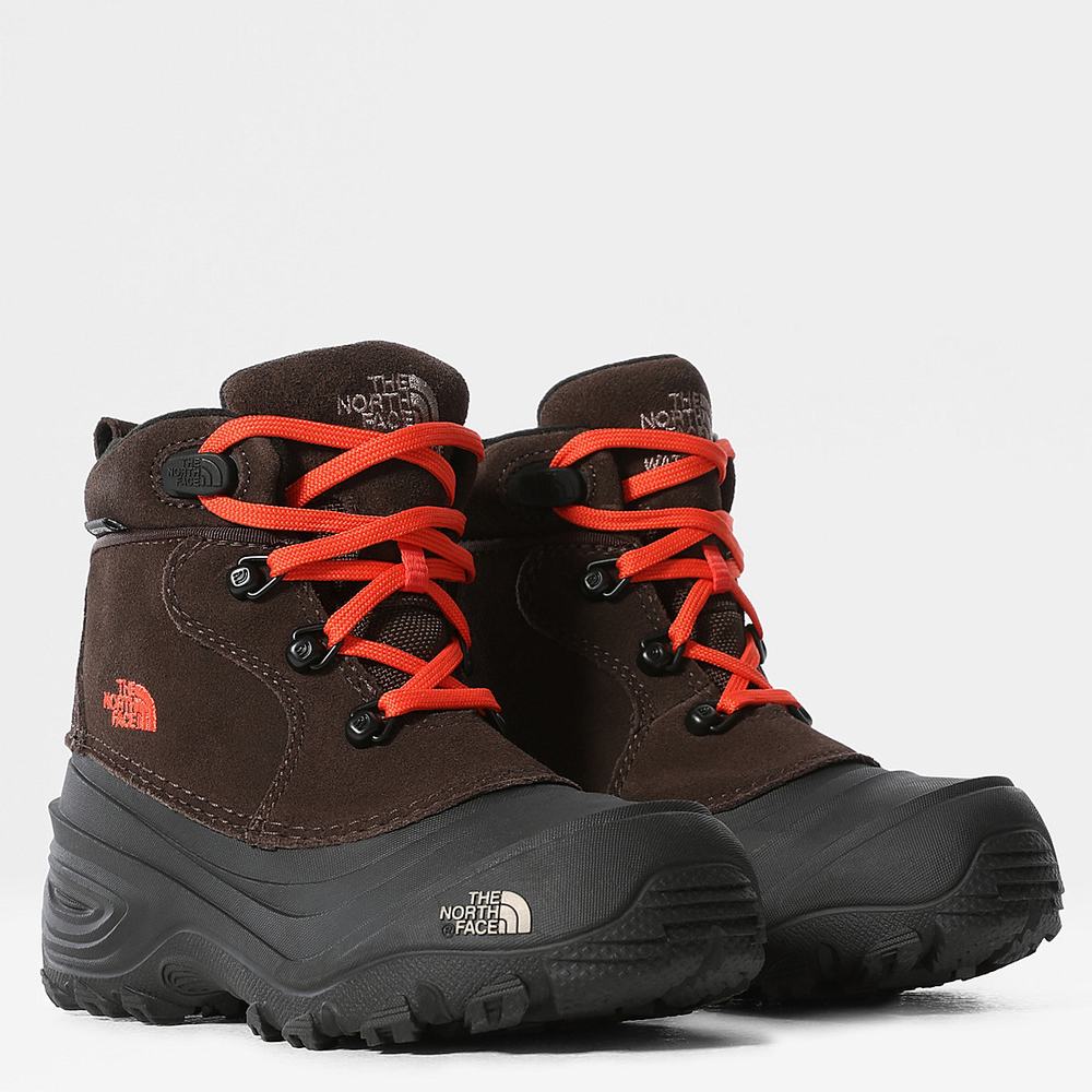 Cizmy The North Face Chilkat Cipkovane II Chlapcenske Káva Hnede | NQG-519872