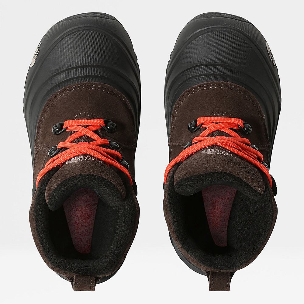 Cizmy The North Face Chilkat Cipkovane II Dievcenske Káva Hnede | QXF-250631