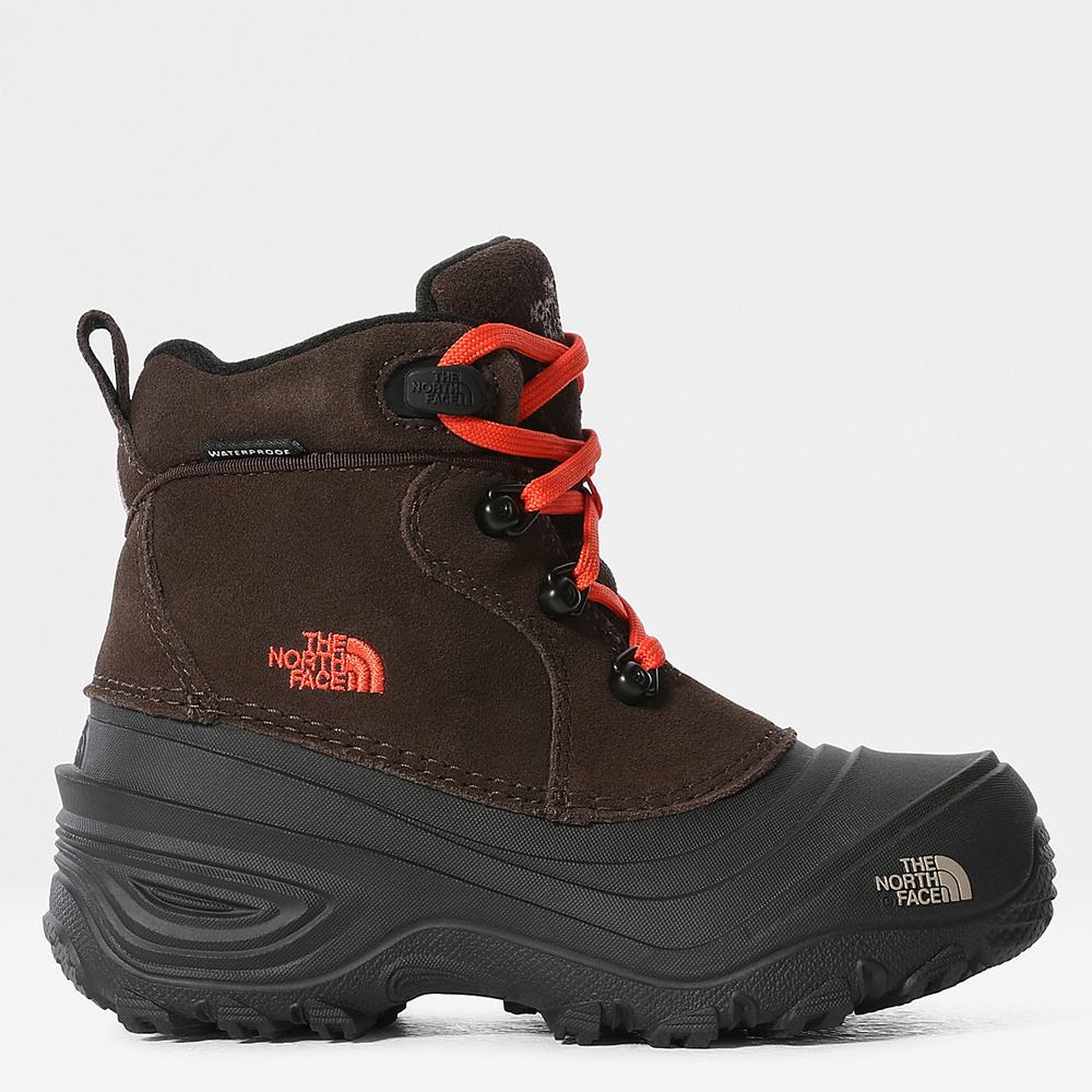 Cizmy The North Face Chilkat Cipkovane II Dievcenske Káva Hnede | QXF-250631