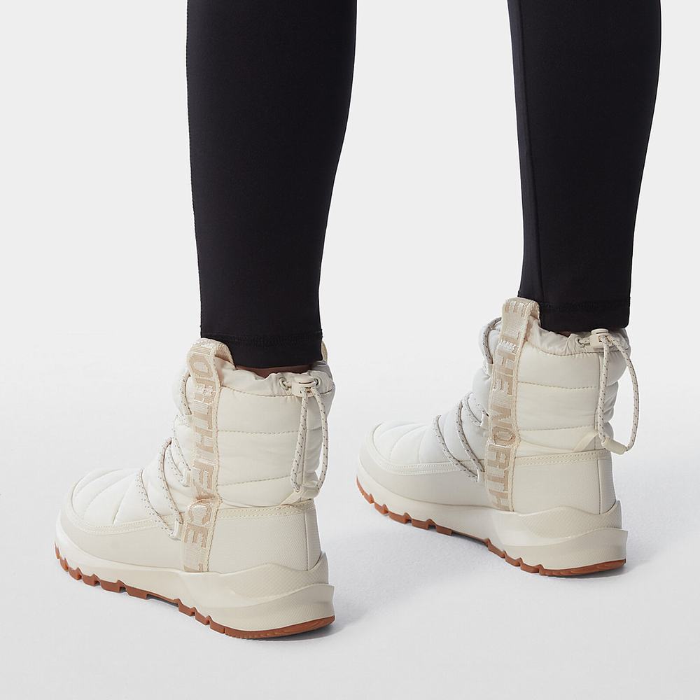 Cizmy The North Face THERMOBALL™ Cipkovane-Up Damske Biele | ONU-361725
