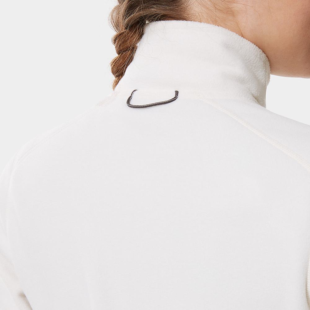 Fleece Mikiny The North Face 100 Glacier Full-Zip Damske Biele | AKG-094326