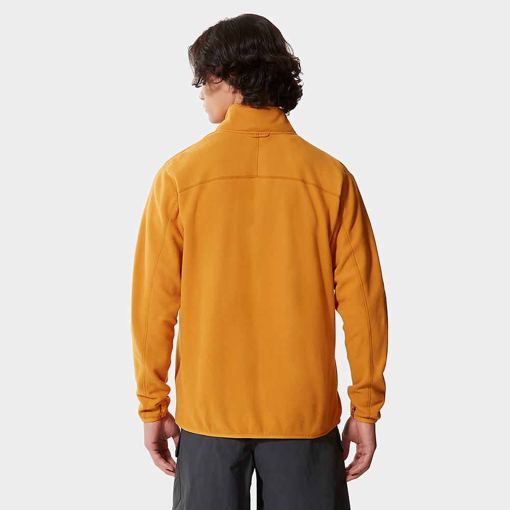 Fleece Mikiny The North Face 100 Glacier Full-Zip Panske Žlté | DMZ-203948