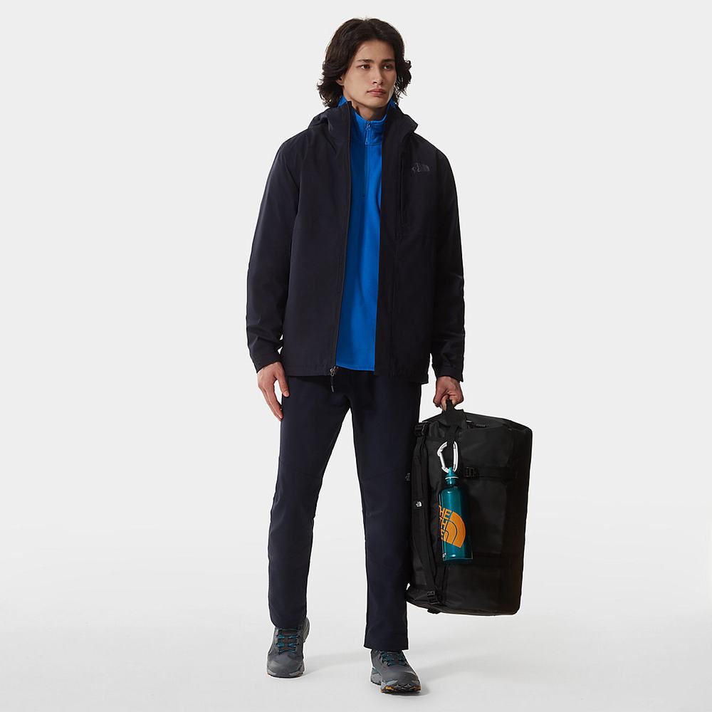 Fleece Mikiny The North Face 100 Glacier Quarter-Zip Panske Modre | DRF-649127